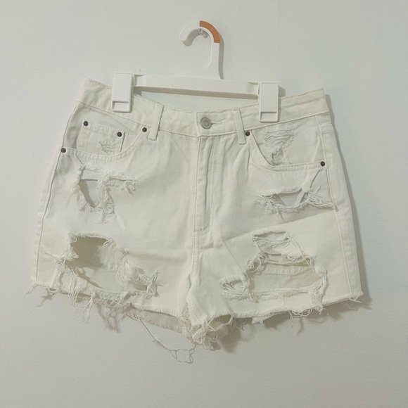 ‼️FINAL SALE MUST GO‼️🩷✨TOPSHOP‎ MOTO MOM SHORTS✨🩷 - Picture 1 of 10